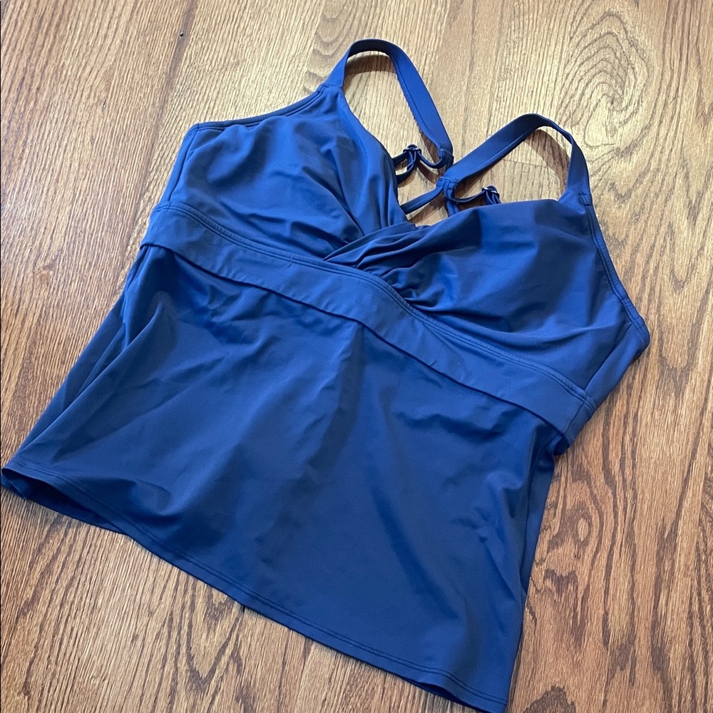 Women's Blue Swimwear Top
